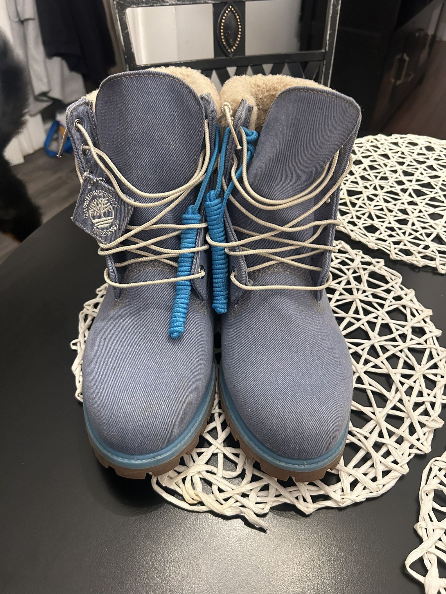 TIMBERLAND X JUST DON 6-INCH PREMIUM DENIM BOOTS