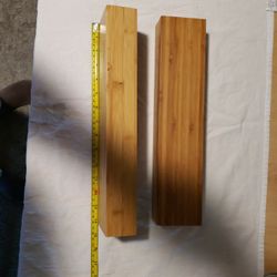 Two bamboo boxes for kitchen in perfect condition. 