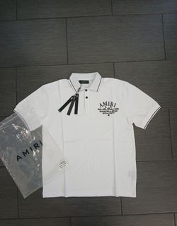 Amiri white polo