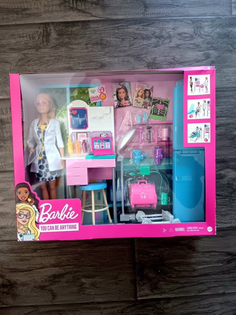 Barbie Doll - Barbie Playset - Barbie Doctor Playset - Mattel Barbie Doctor Doll Playset Barbie GWV01