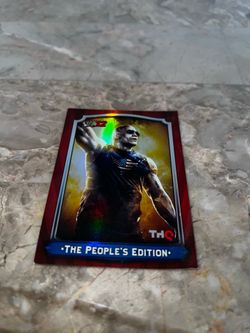 Limited Edition Topps The Rock