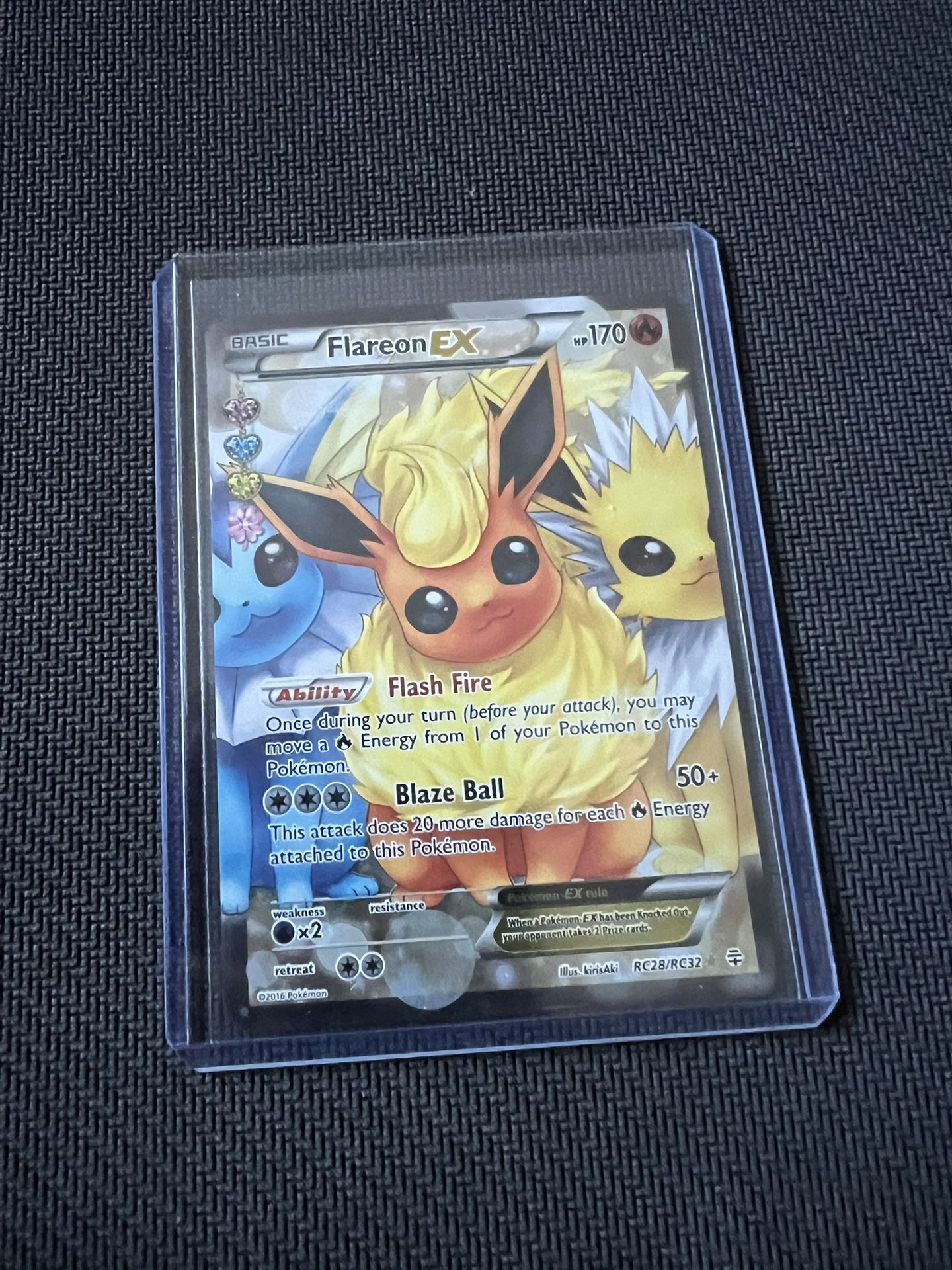 Pokemon Cards Generations Radiant Collection Full Art Flareon