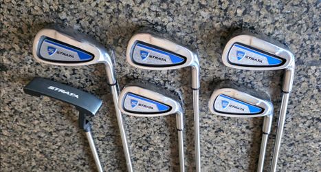 Strata Callaway Golf iron set 6,7,8,9 Pitching Wedge and putter right Handed