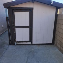 2 ROOM WOOD STORAGE SHED