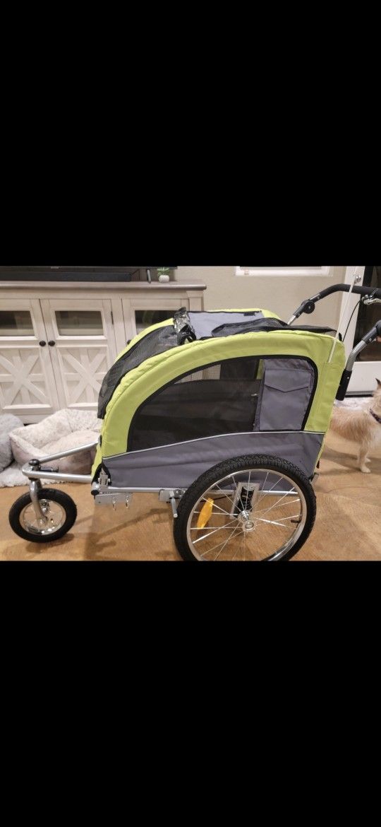 2 In 1 Pet Trailer and Push Stroller