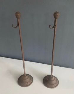 Vintage Iron Tabletop Stands (2)