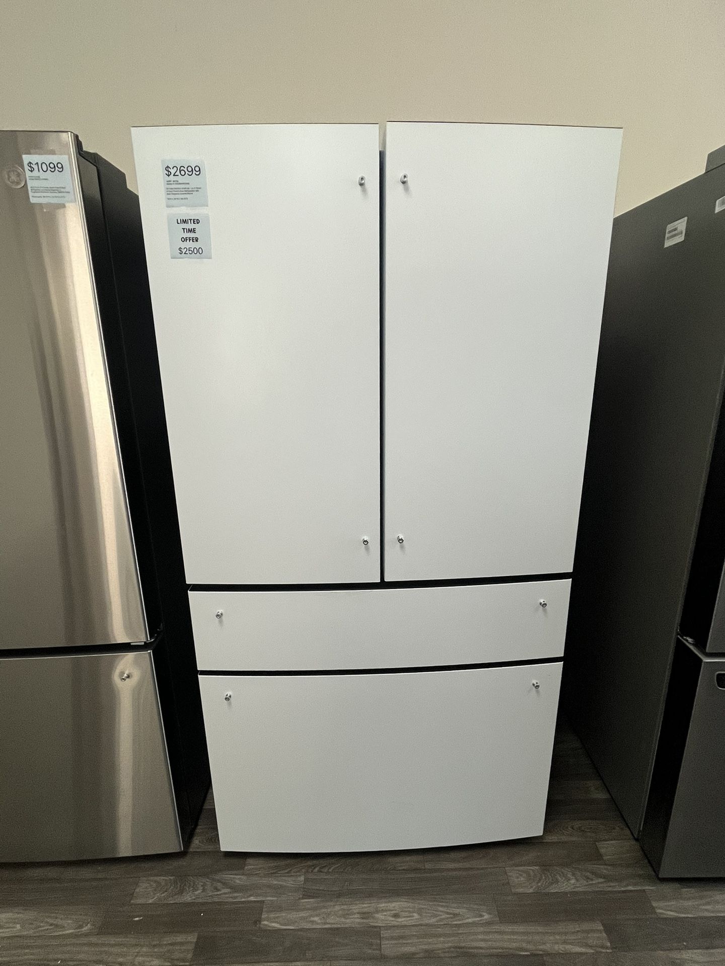 LIMITED TIME ONLY $2500 - GE Cafe Refrigerator, Open Box, One Year Warranty, Delivery Available