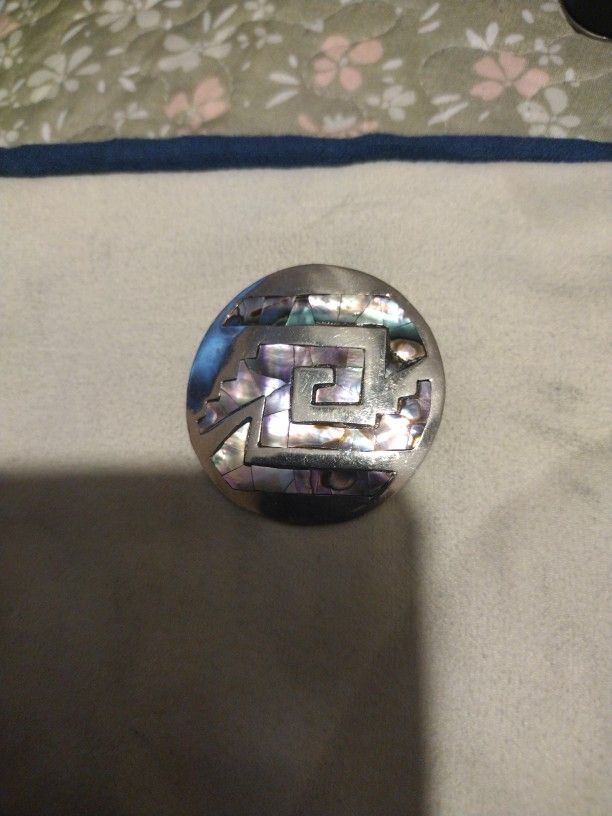 This Authentic Silver Item Can Be Utilized As A Brooch Or A Charm What You See In The Pic Is What You Get