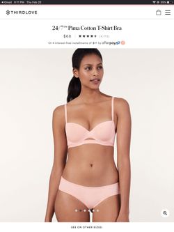 NEW ballet pink bra+thong set, 32D