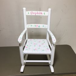 Kids Wood Rocking Chair