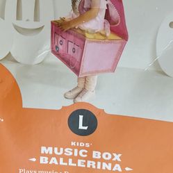 Girls Halloween Costume  . Ballerina music Box 