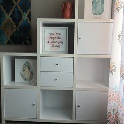 White Cube Storage Organizer
