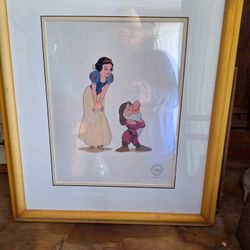 Animation ( Disney Snow White ) Cel Peace 