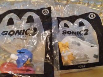 Sonic 2 The Hedgehog Bundle Of 2 New, Never Used 
