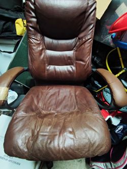Free brown desk chair