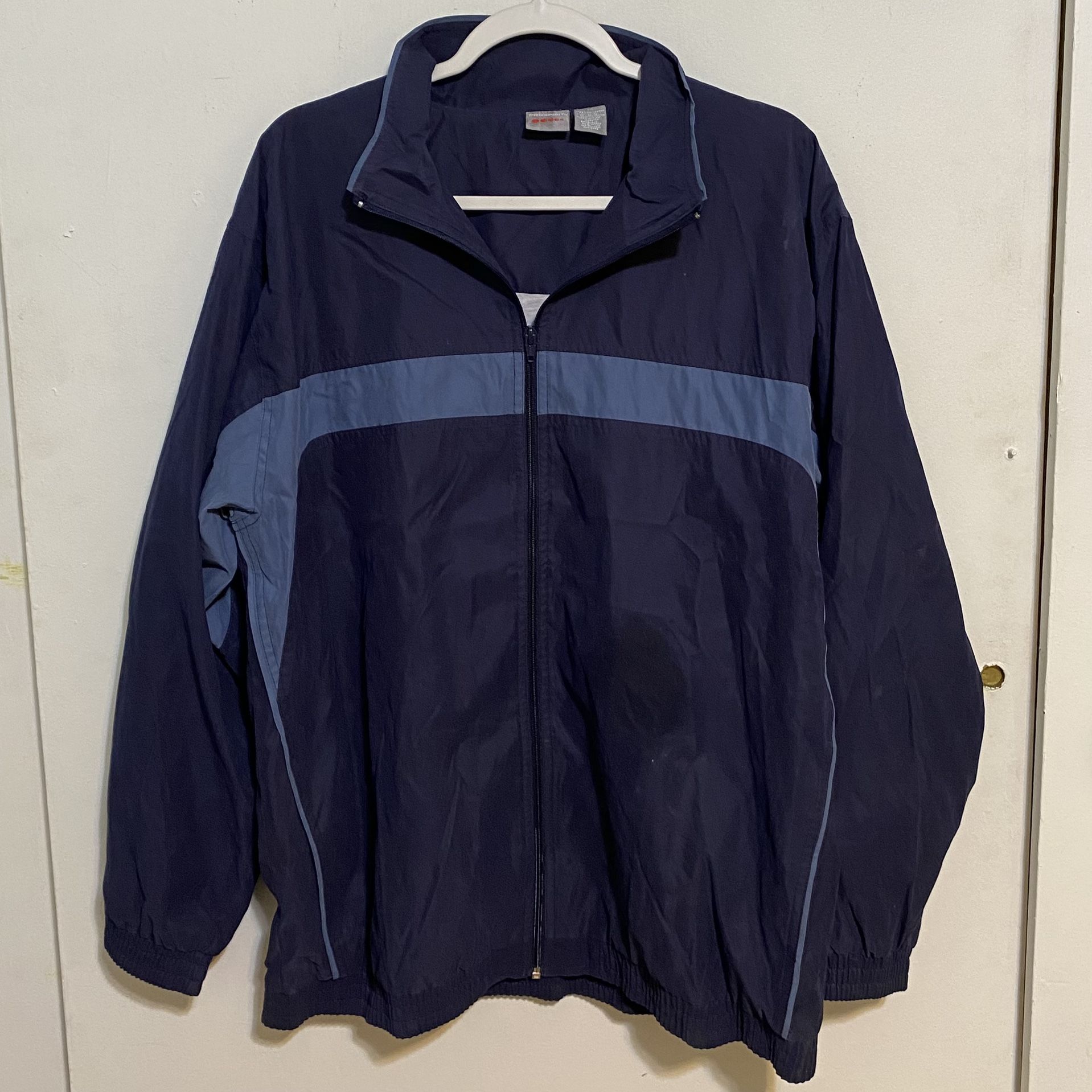 PROSPIRIT Men's Navy Windbreaker Jacket, M