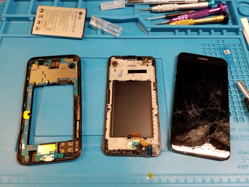 Phone cracked screen