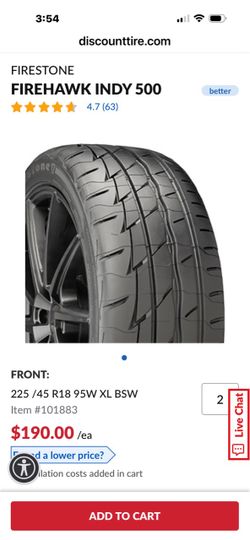225 /45 R18 Tires Set of 2