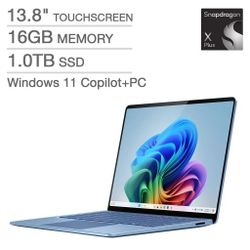Microsoft Surface Laptop Copilot+ PC 13.8" - Qualcomm Snapdragon X Plus (10 core) - 2304 x 1536 - Windows 11 - 16GB RAM - 1TB SSD