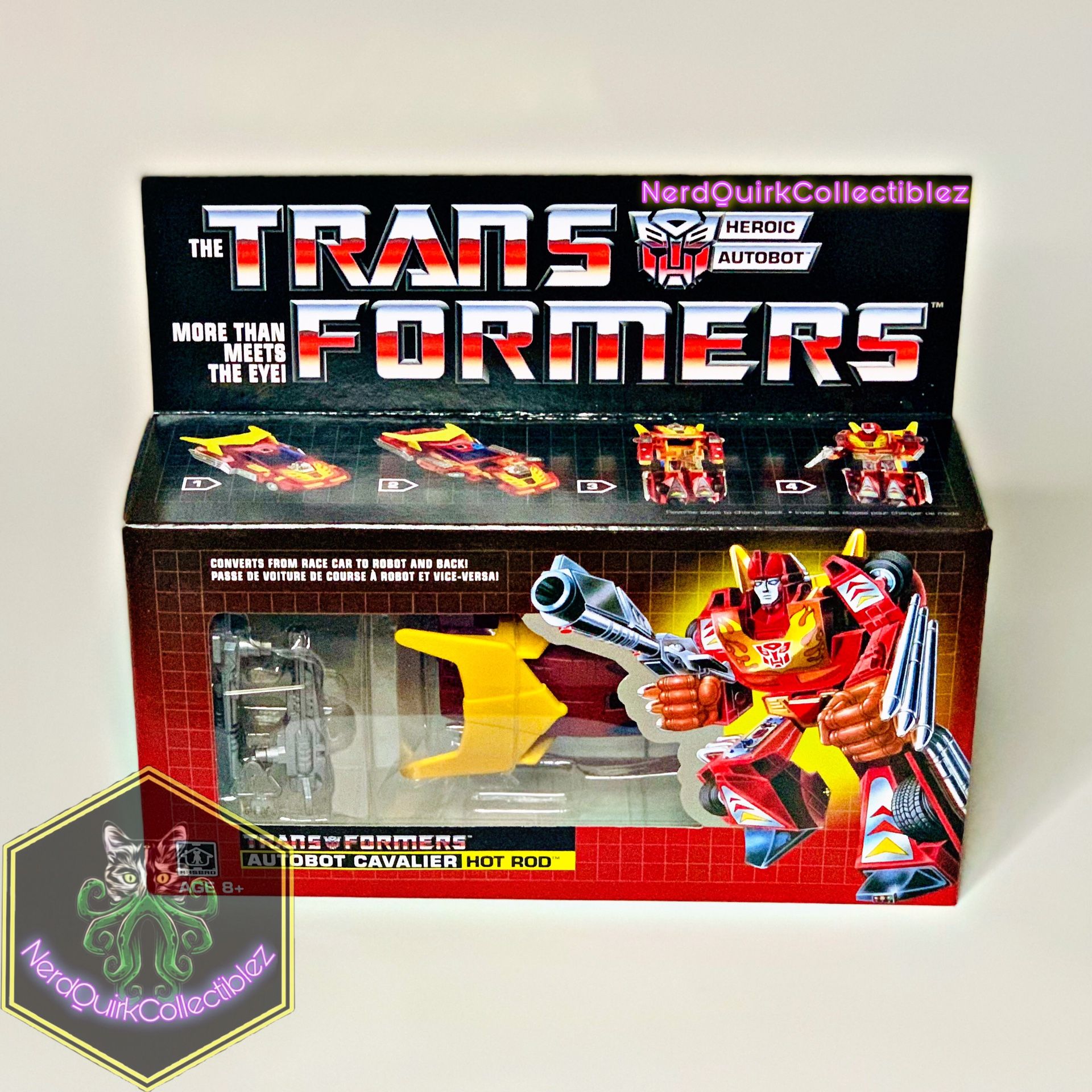 Transformers G1 Hot Rod >>Walmart Exclusive Reissue MIB<< *SEALED NEW*