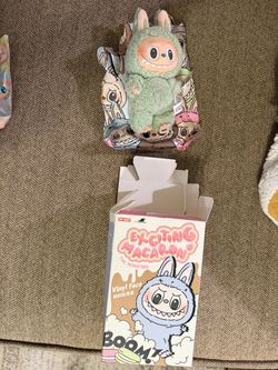 Labubu Pop Mart The Monsters Exciting Macaron Plush