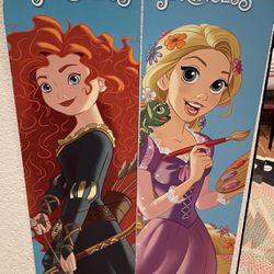 Disney Princesses Merida & Rapunzel Bedroom Wall Decor 