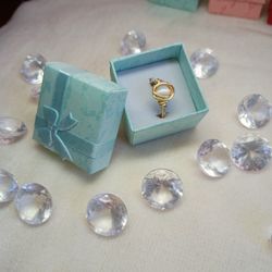 Anillo Dorado Con Piedra Ojo De Tigre