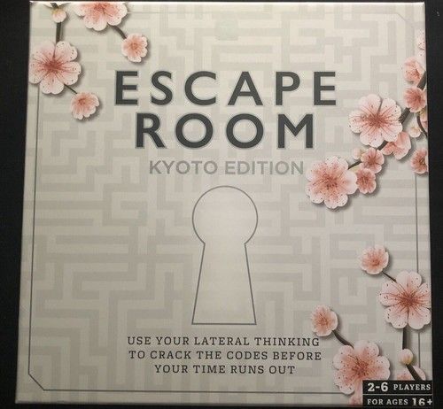 Host Your Own Escape Room Talking Table Board Game Kyoto Edition 2-6 Players New