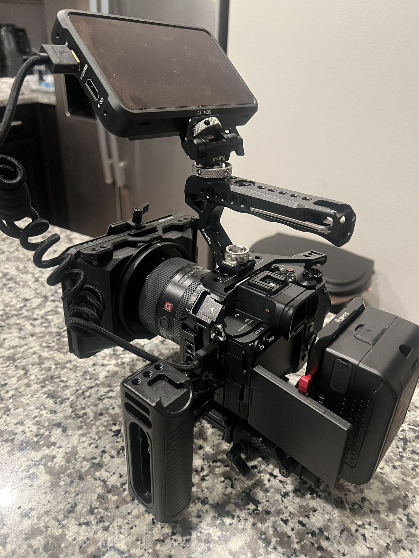 Sony A7SIII W/ Rig And Atomos Ninja V