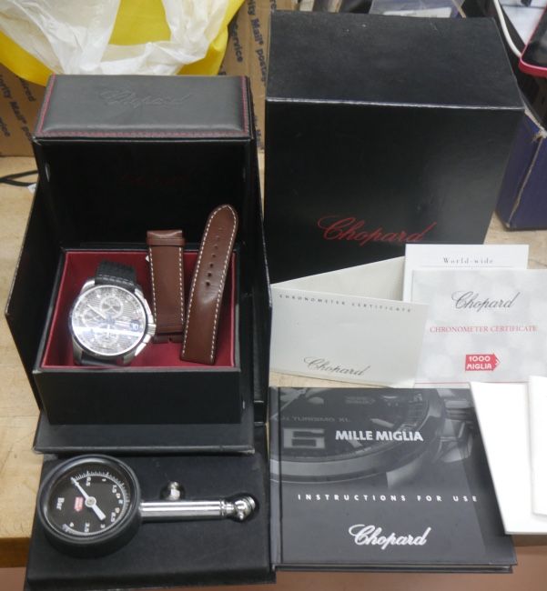 Chopard Mille Miglia Gran Turismo XL Chrono Light Weight Limited Edition. pre owned. with box and paper work and extras. 279/1000.