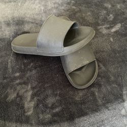 Black Slides/Sandals 
