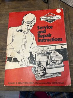 Vintage Briggs & Stratton Service and Repair Instructions Manual