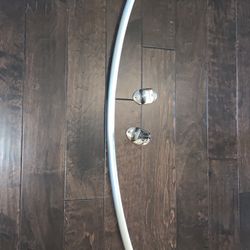 Brushed Nickel Shower Rod