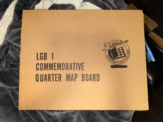 50 State Commemorative Quarter Map Board