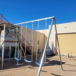 Steal And Well Built Swing Set 