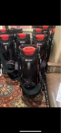 Srixon Golf Stand Bag Black and Red