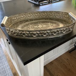 Silver Plated Serving Tray