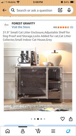 Discreet Cat Litter Box Enclosure