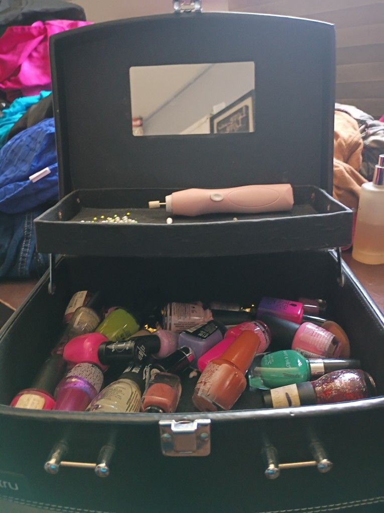Nail Polish Box For Nail Tech Or Average Home Woman That Loves To Do Their Nails Must Go