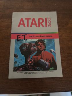 Atari 2600 E.T. The Extra-Terrestrial Manual