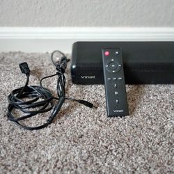 Soundbar w/ Remote - Bluetooth Connection