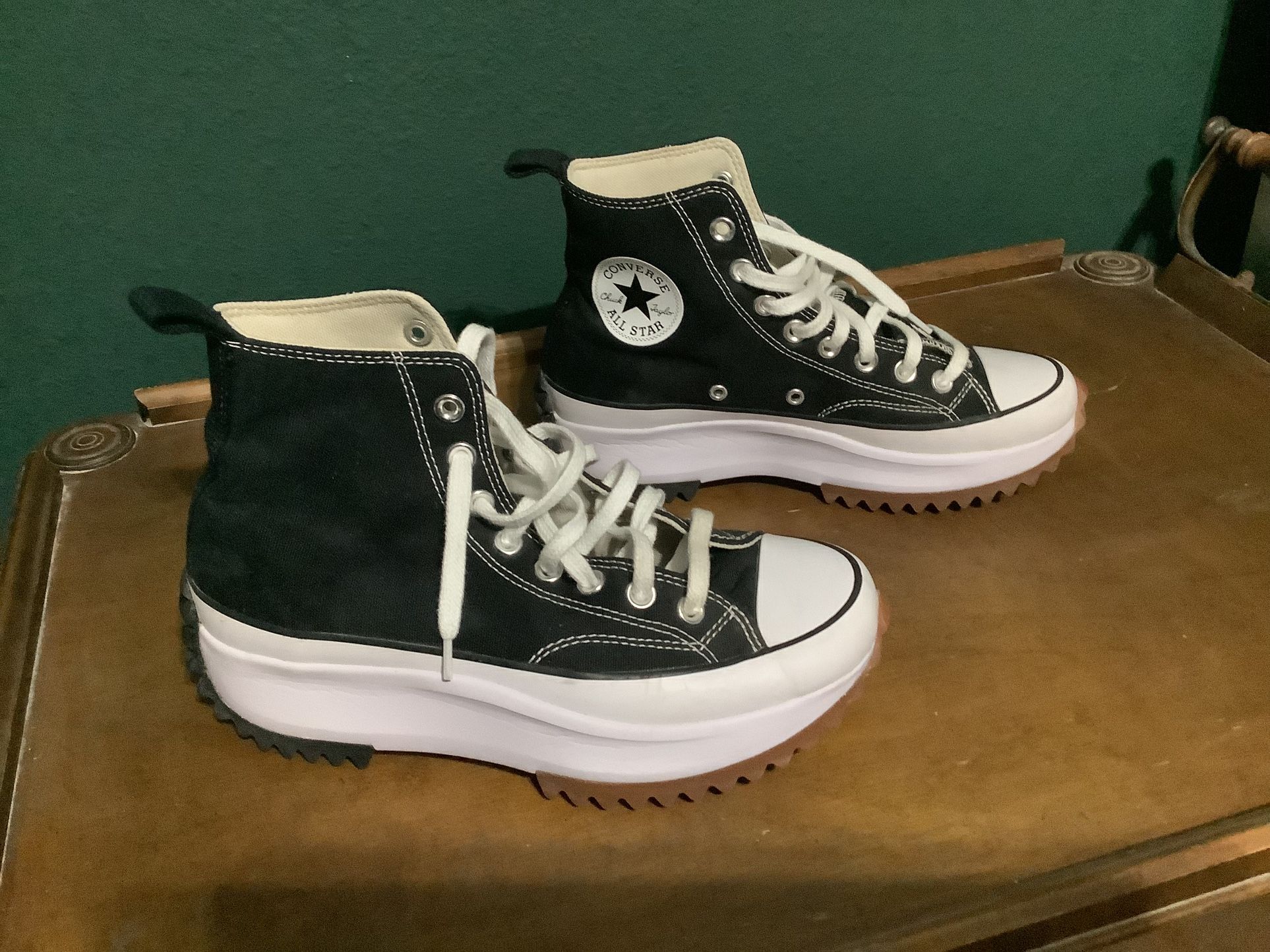 Converse High top Canvas Platform Shoes 