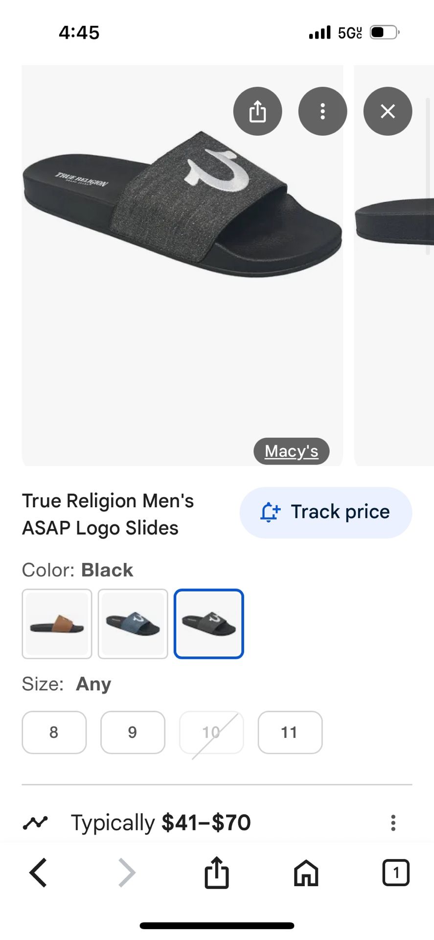 men s slides