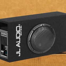 JL Audio ACP108LG-W3v3 MicroSub Powered 8" Subwoofer W3v3 Series 500 Watts Ported Enclosure 🚨 Payment Options Available 🚨 No Credit Needed 🚨