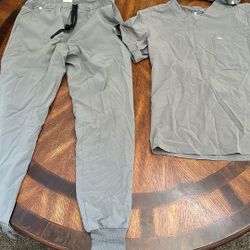 Men’s figs Scrub Top + Pants 