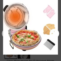 YIBAKE Stone Pizza Oven, 12'' Indoor Electric Pizz