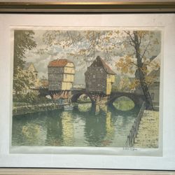 Mcm Print “ Kramerbrucke” By Hermann Gradl