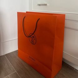 Hermes empty large shopping bag