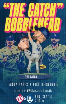 Los Angeles Dodgers “The Catch” Bobblehead