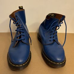 Blue Pascal Boots By Dr. Marten